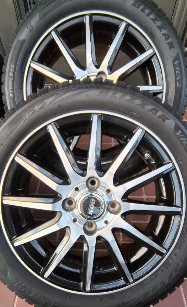 スタッドレス＆アルミホイール15インチ４本セット　送料込み