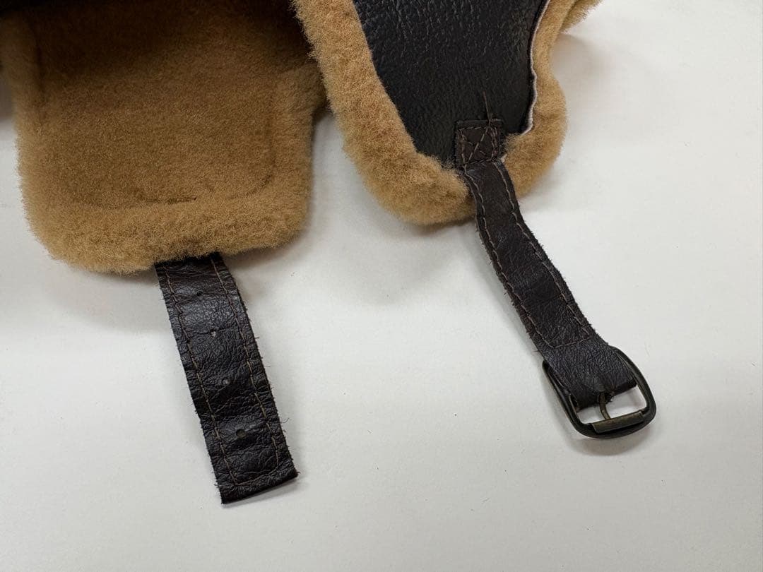 本羊革 トラッパー フライトキャップ 飛行帽 イギリス製