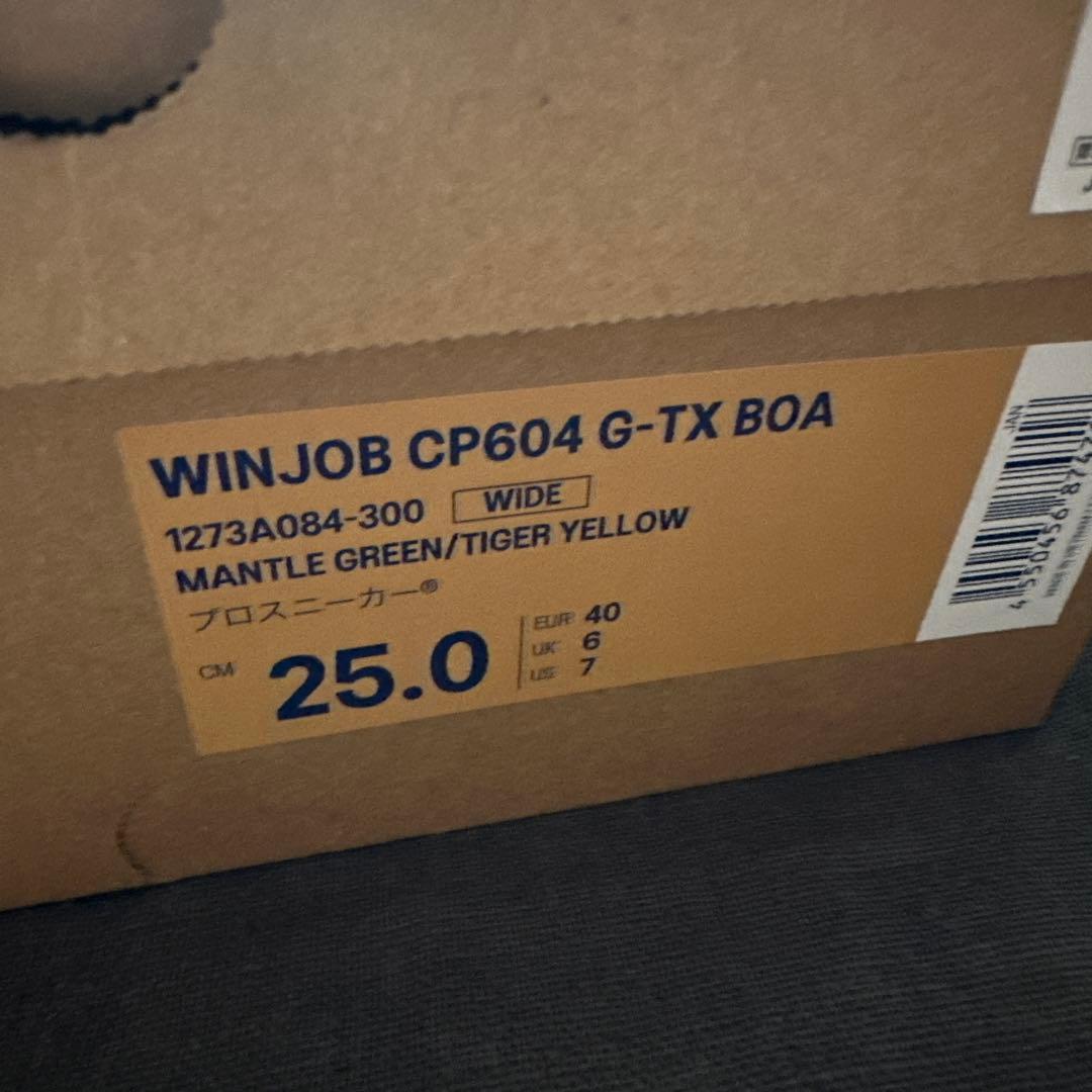 【新品】asics WINJOB CP604 G-TX BOA 25cm