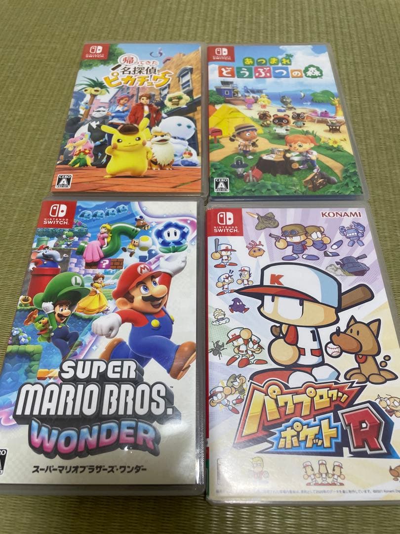 り*す様 Nintendo Switch ゲームソフト 4本セット　あつ森、マリ