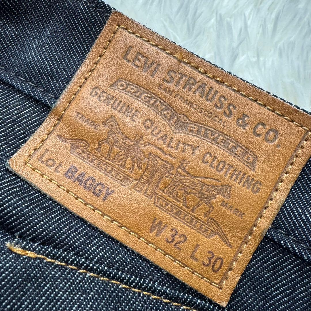 【極美品】 Levi's EDIFICE 別注バギー ワイドデニム W32