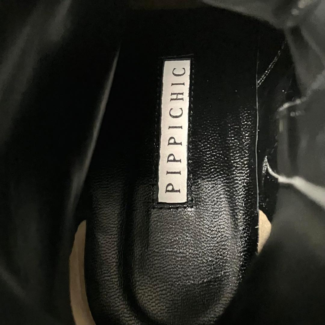 【極美品】PIPPICHIC OBLIQUE コンバットブーツ　クロスベルト23