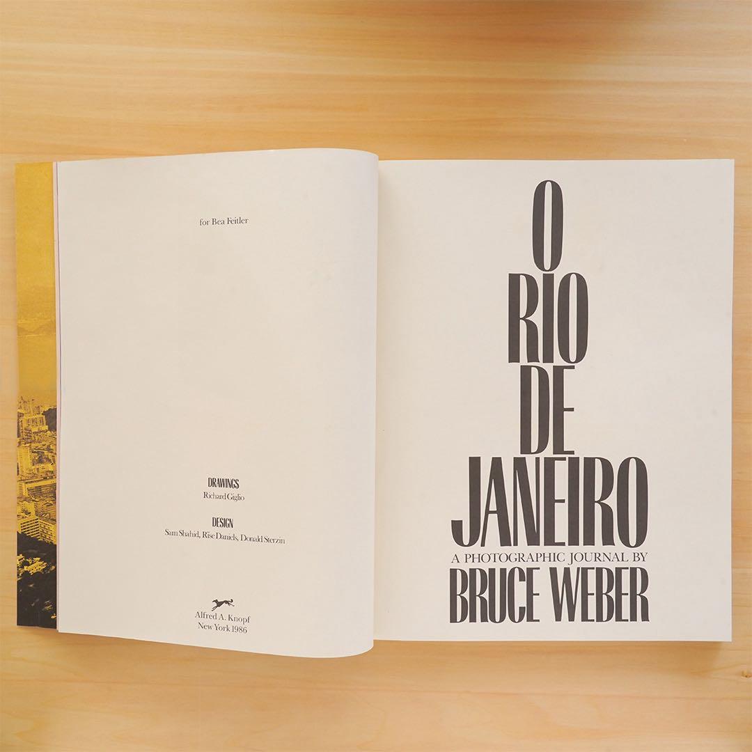 Bruce Weber 写真集　【O Rio de Janeiro】