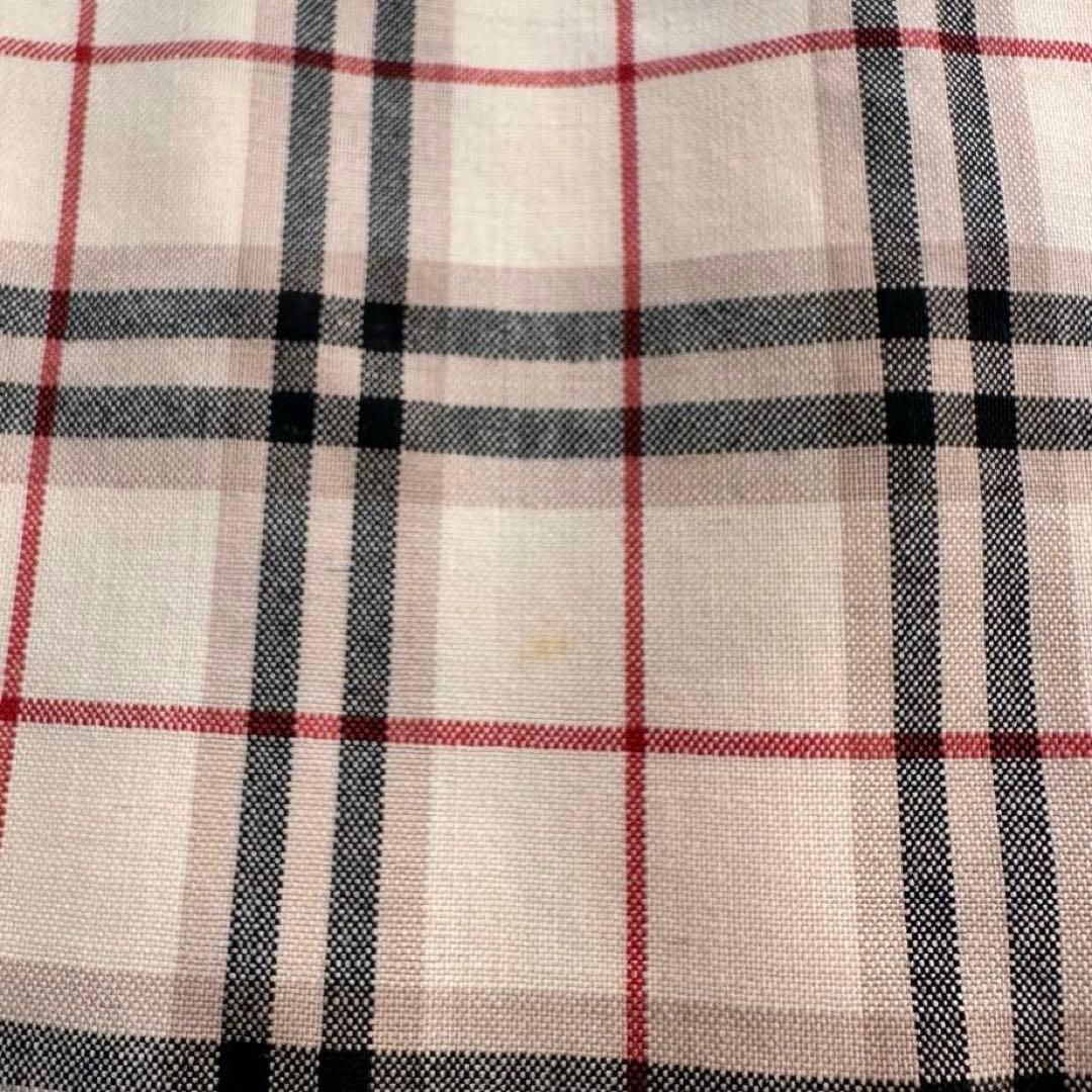 美品 バーバリー ラップワンピース ノバチェック ノースリーブ ベルト 150