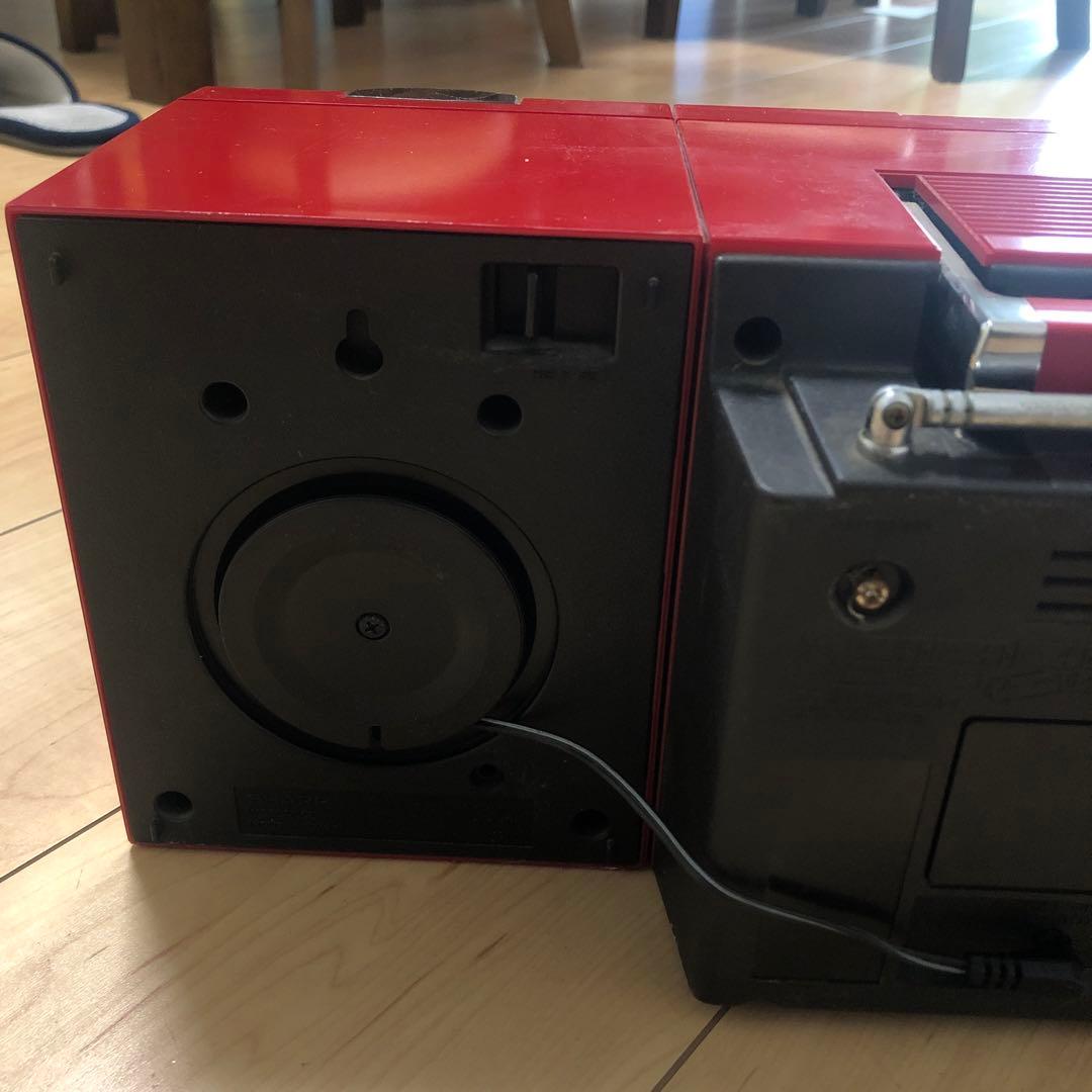 (K) 美品　SHARP　シャープ　ラジカセ　QT-P8R　赤