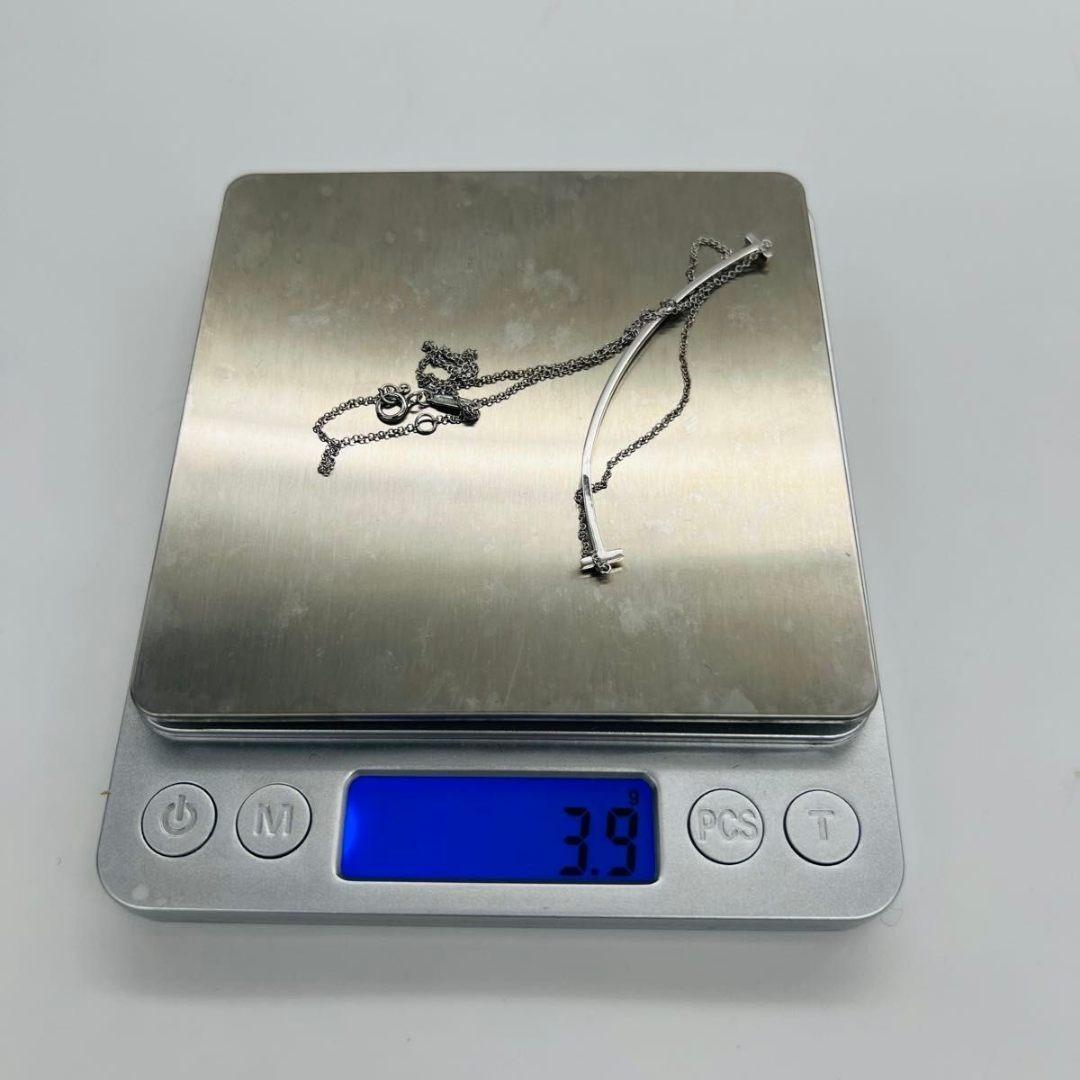 ティファニー 新品磨き　Tスマイル ラージ　シルバー　ネックレス　ゴールド WG