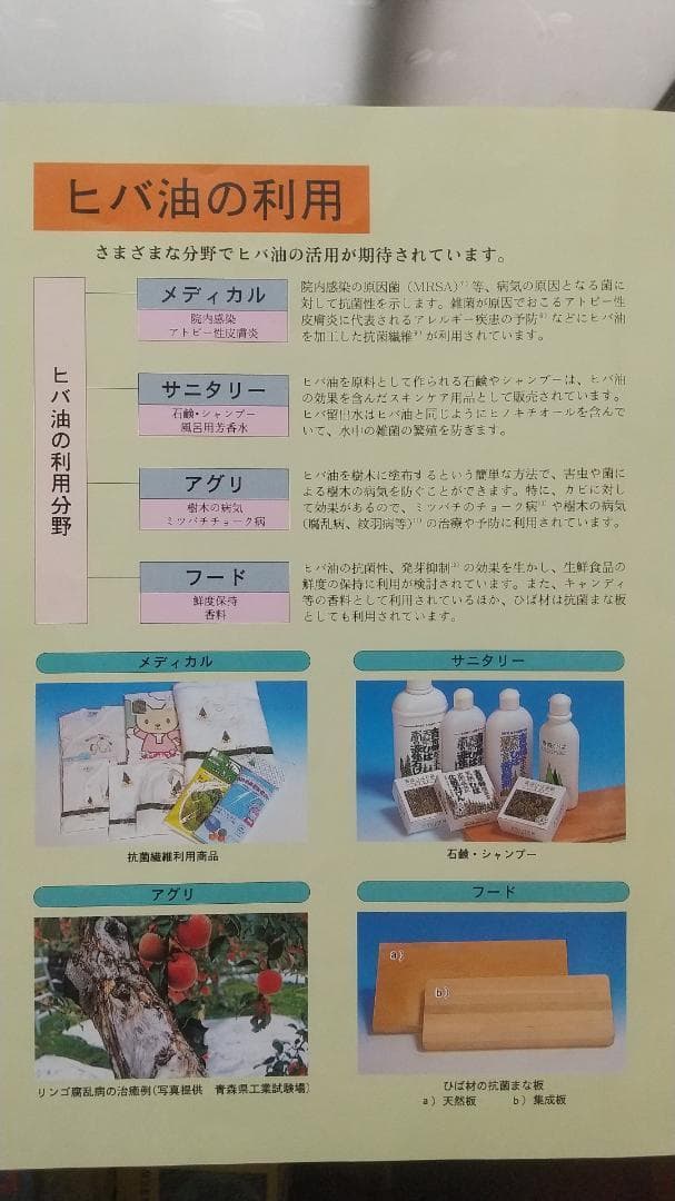 ヒノキオイル ※青森ヒバ油 (精油) 　2200ml 虫よけ・抗菌・カビ予防