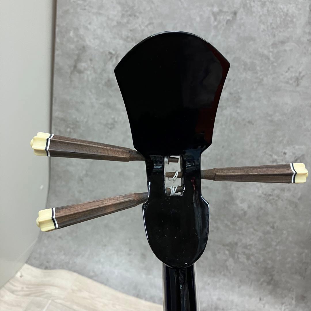 の*け様 三線　沖縄三線？　ハードケース付き　完全ジャンク　【27383969】