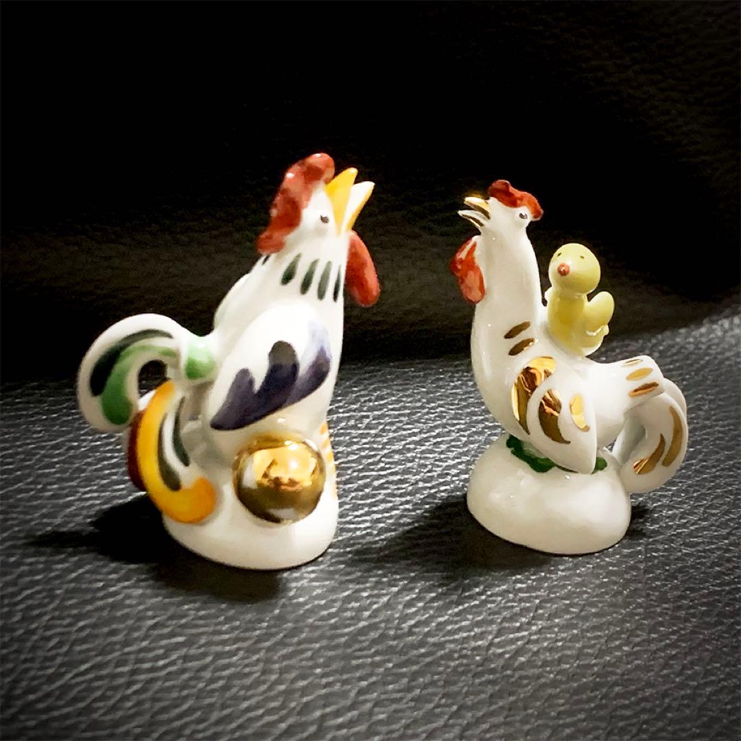 k*様 □美品☆ マイセン　手びねり　干支　鳥　酉　置物　限定　箱つき