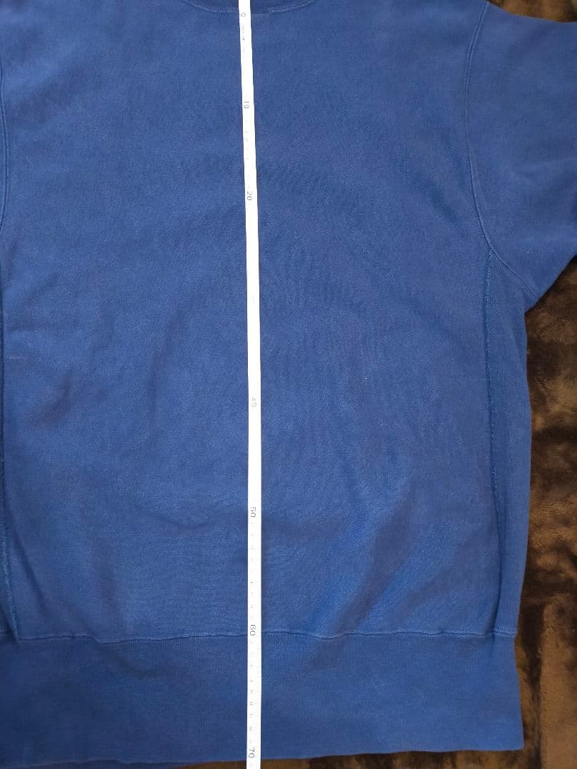 90sChampionリバースウィーブ ナス紺スウェット XL
