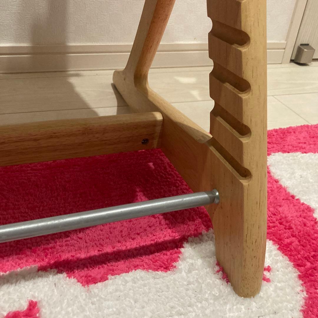 大和屋 すくすくチェアスリムプラス テーブル＆ガード付 ハイチェア ベビーチェア