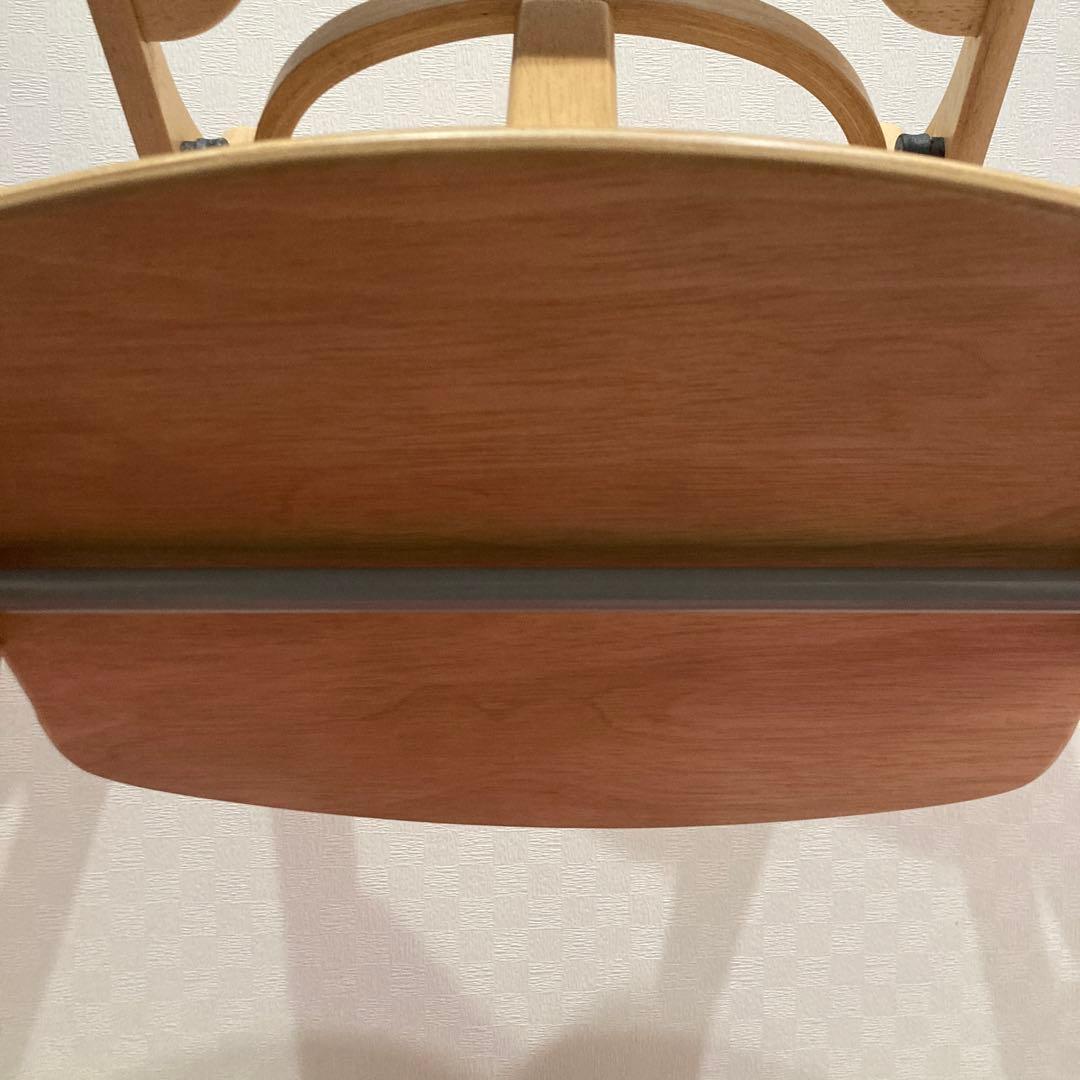 大和屋 すくすくチェアスリムプラス テーブル＆ガード付 ハイチェア ベビーチェア