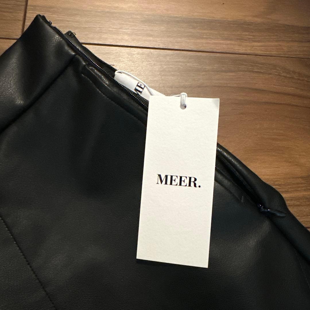 【未使用品】MEER. ECO LEATHER PANTS