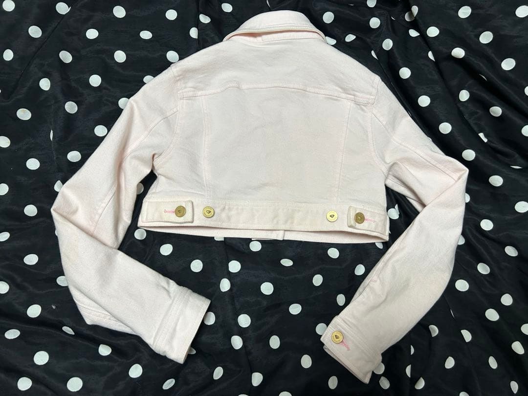 JESUS DIAMANTE バルドーリボン　Gジャン　38 ピンク