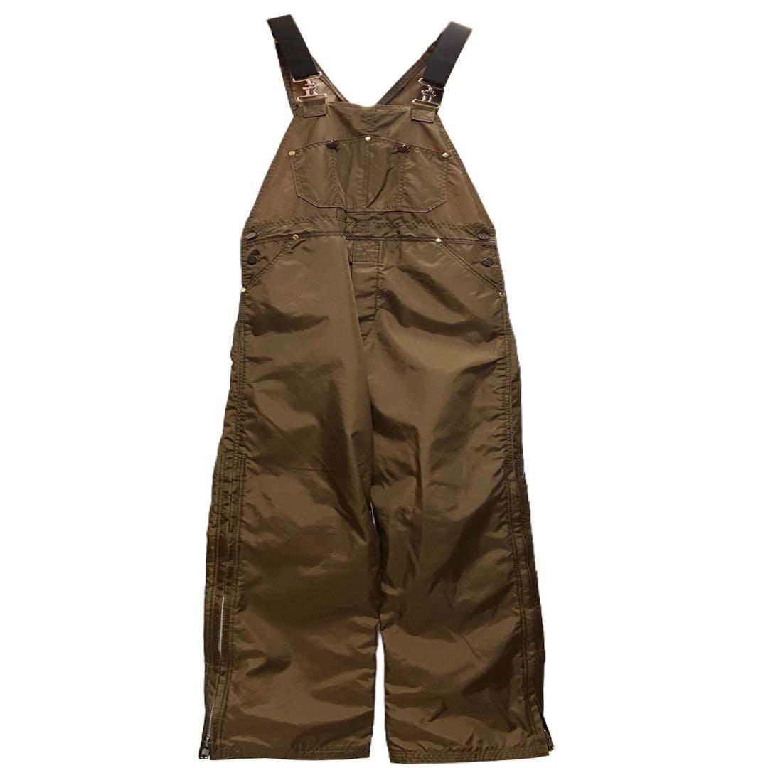 90s ビンテージ DAN'S HUNTING ナイロン オーバーオール 茶