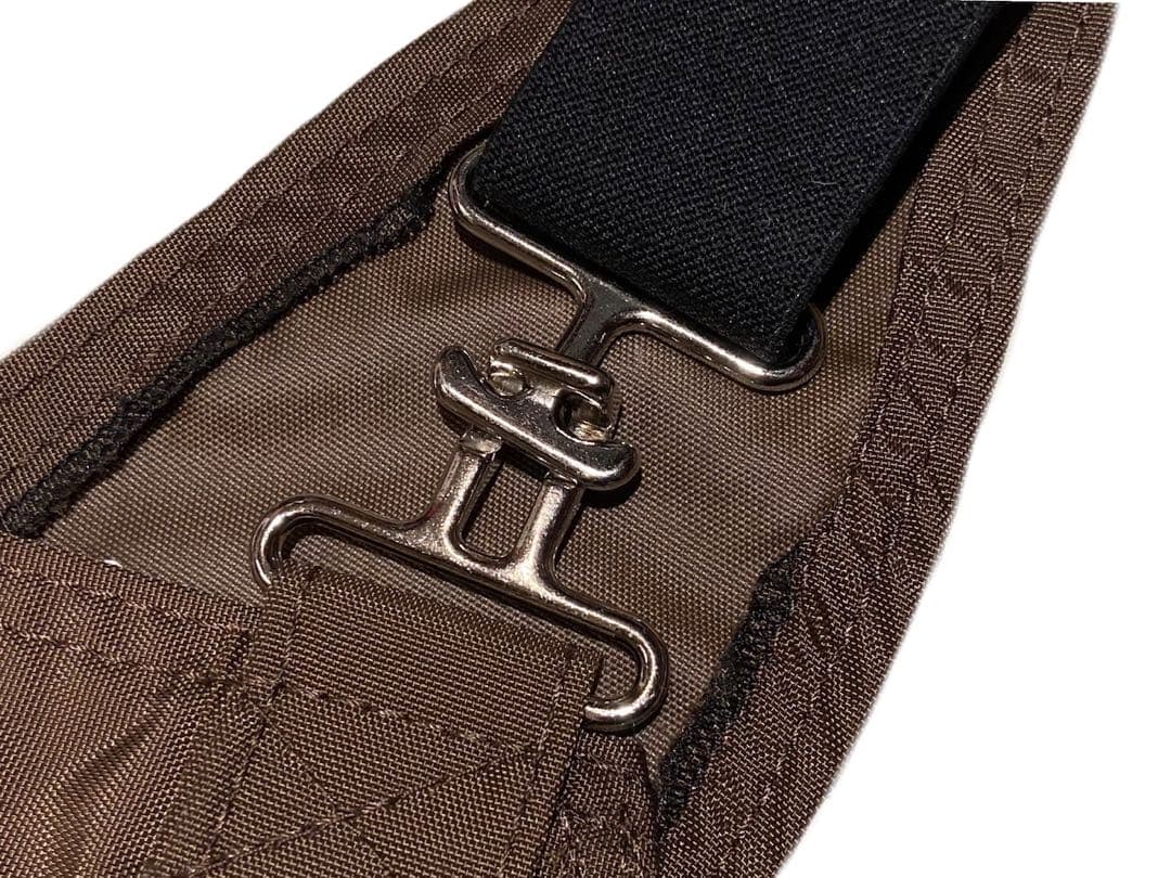 90s ビンテージ DAN'S HUNTING ナイロン オーバーオール 茶