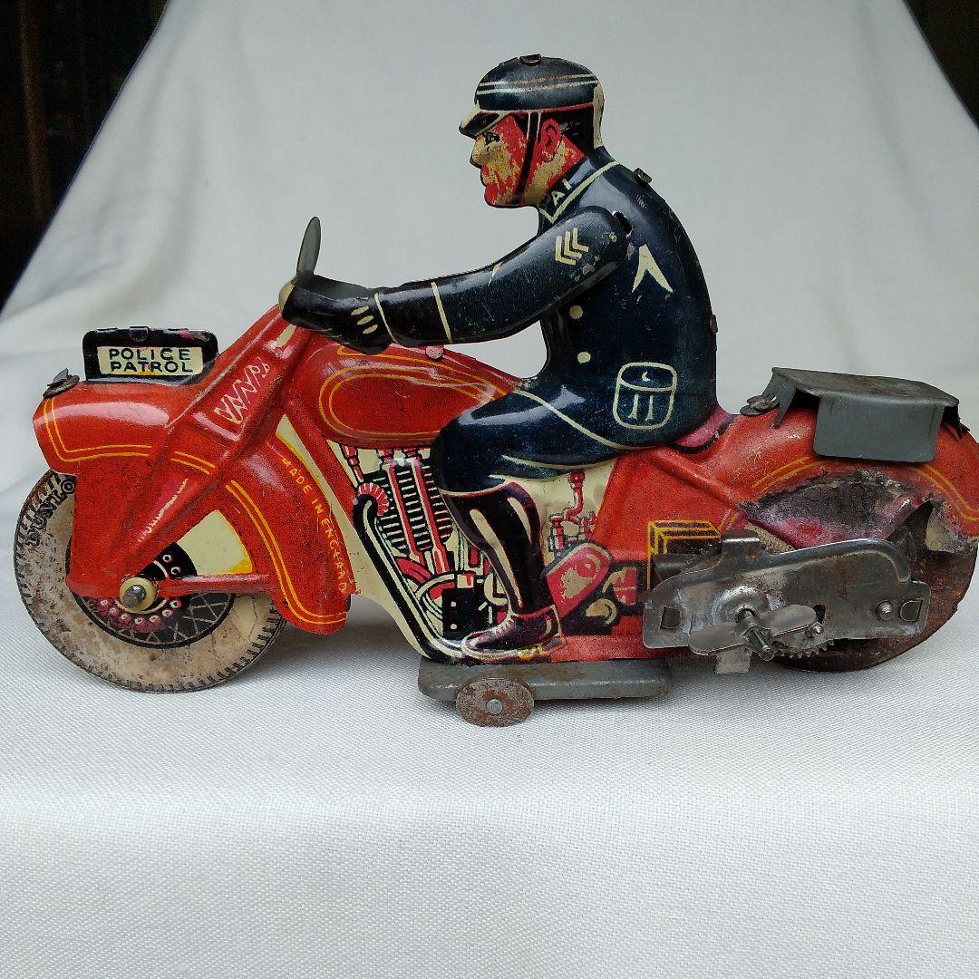 英国製 モーターサイクル ブリキ バイク オートバイ レトロ ビンテージ 古い