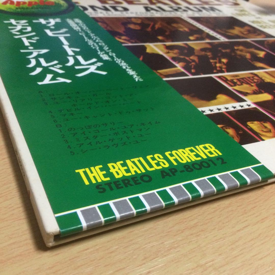 ビートルズ　珍品‼️ セカンド・アルバム　版ずれエラージャケット　帯付き美盤