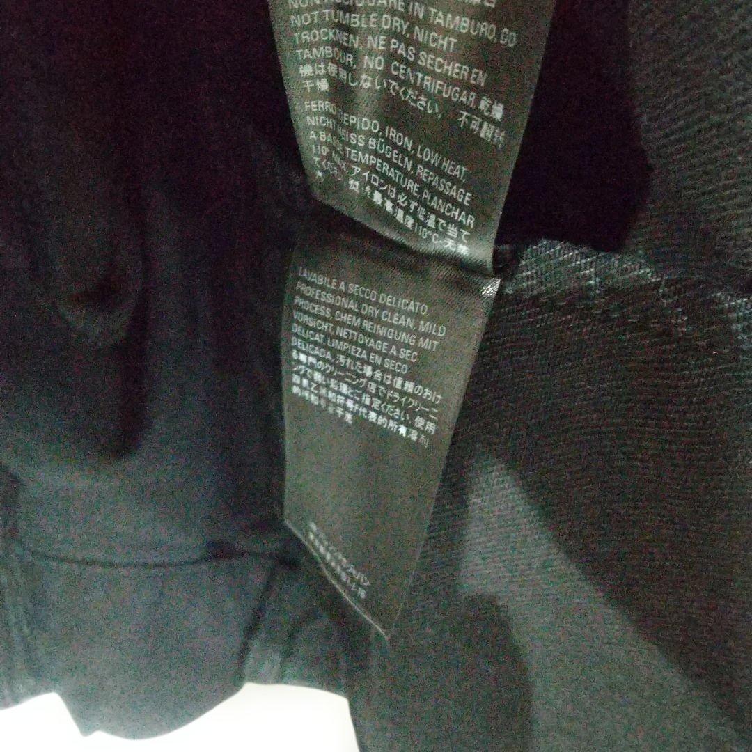 バレンシアガ アップサイドダウン デニムジャケット ブラック 34