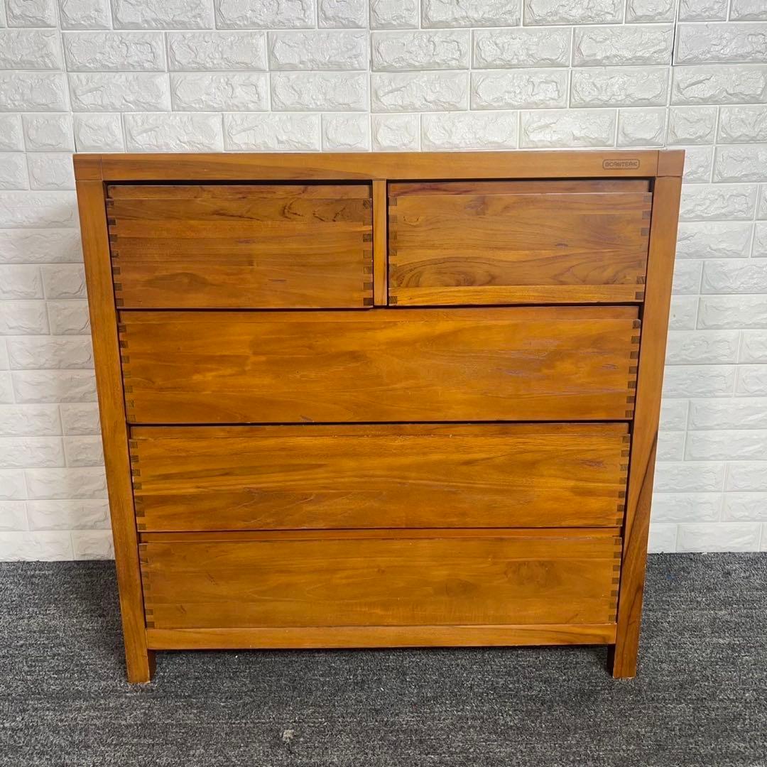 SCANTEAK スキャンティーク 4段チェスト 箪笥 収納家具 C139