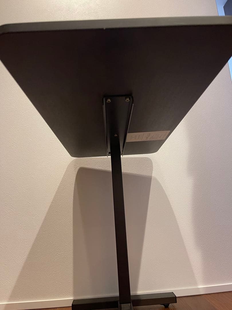 ニトリ　昇降式サイドテーブル ダークブラウン 高さ調整可能