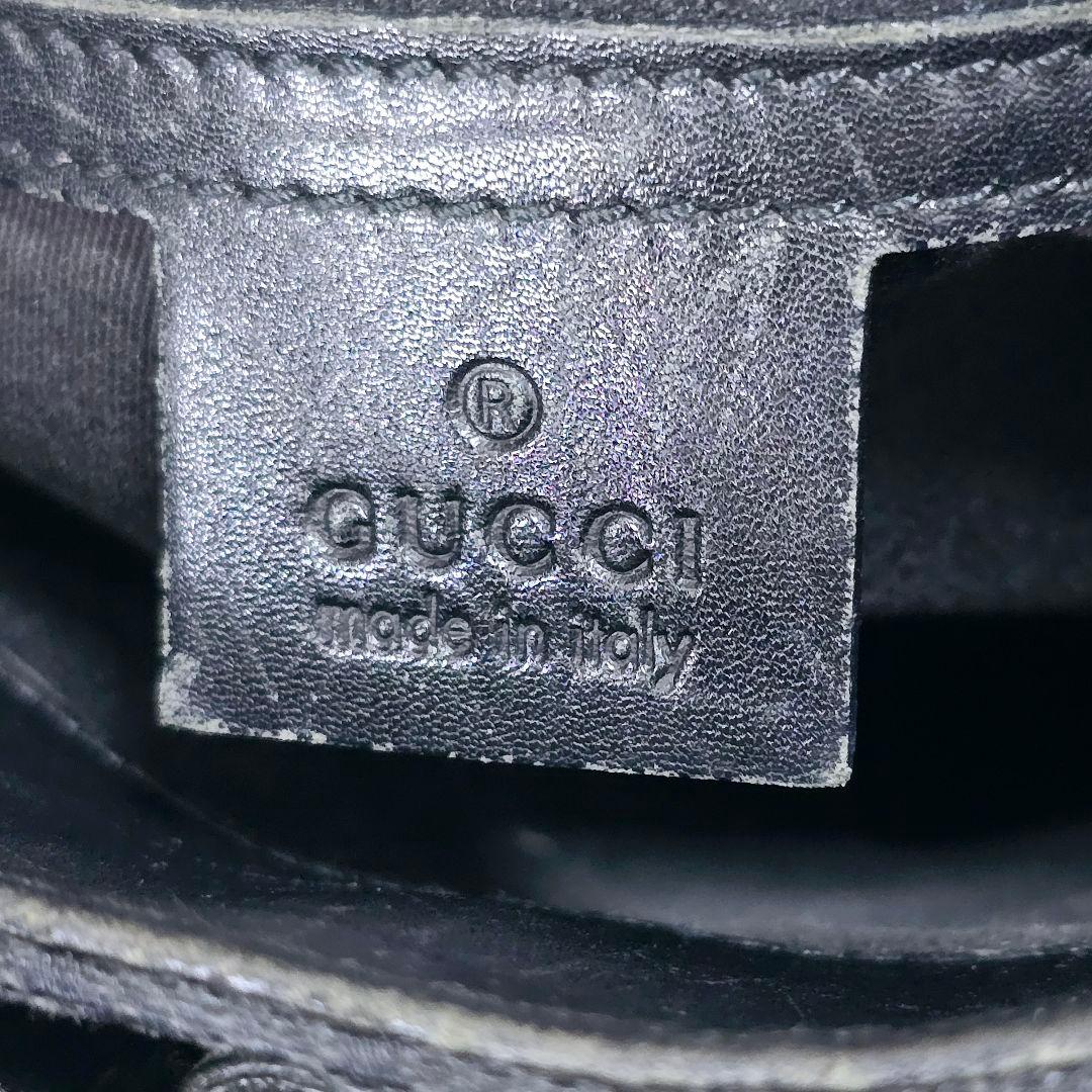 GUCCI　GG柄　ブラック　トートバッグ ビジネスバッグ キャンバス レザー