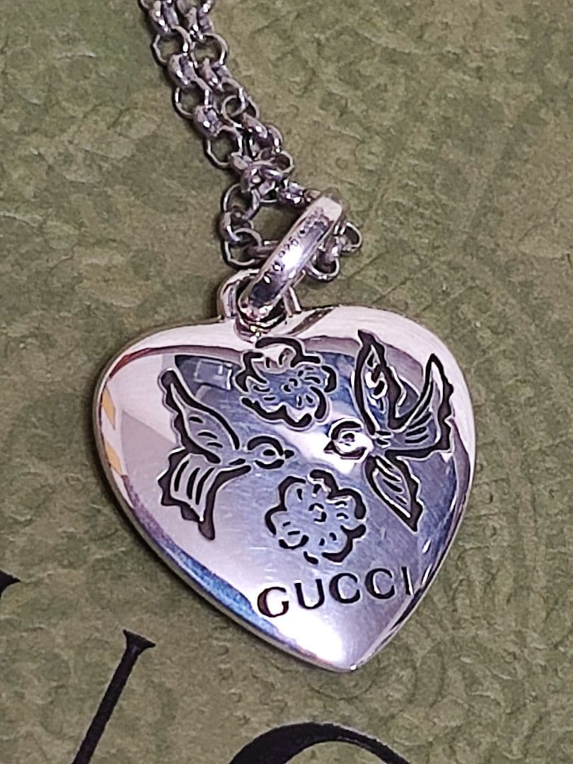 専用　新品 グッチ ネックレス GUCCI ブラインド フォー ラブ シルバー