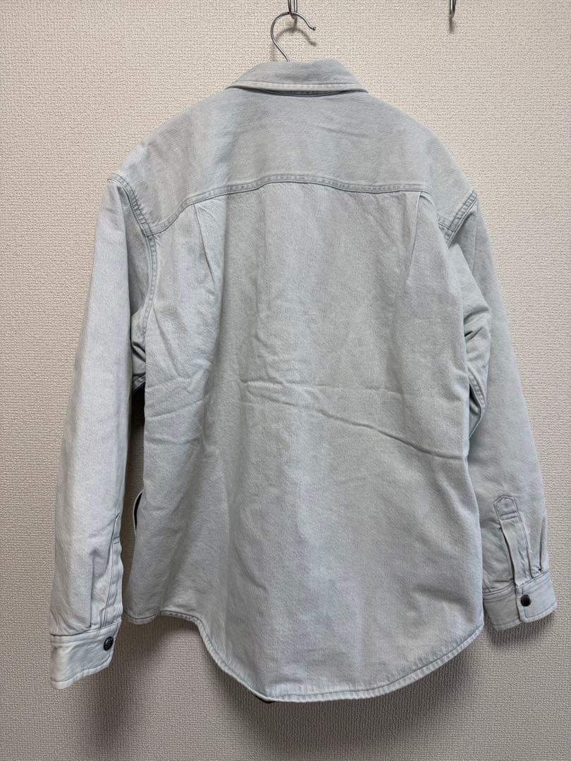 ジャケット・アウター Supreme Quilted Lined Denim Snap Shirt S