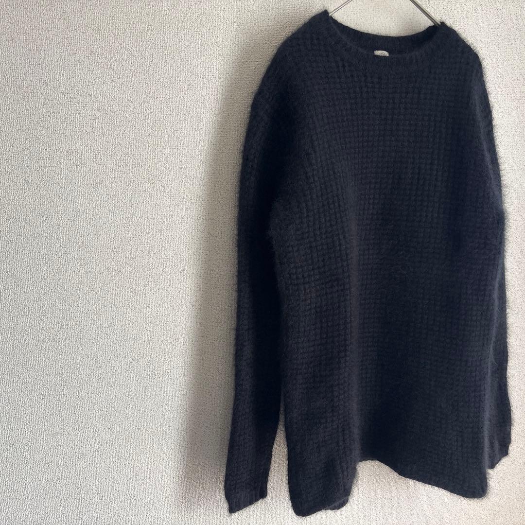 美品■Ron Herman ロンハーマン【M】ラクーンファー ニット ブラック