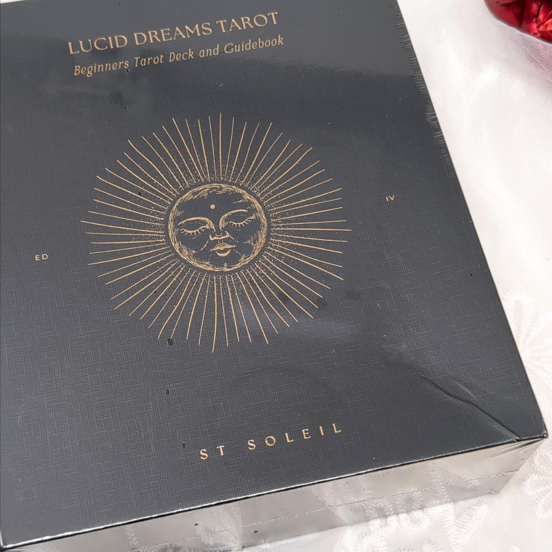 【限定特価品】高級感溢れる美しいカード✨明晰夢タロットカード ブラックver