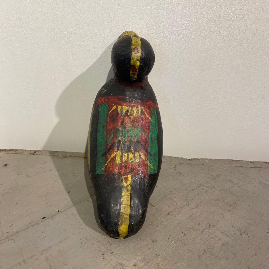 紙縒り細工 水鳥 雁 二羽セット アンティーク