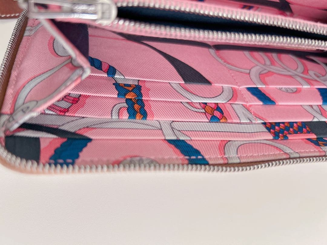 エルメス　シルクイン　長財布