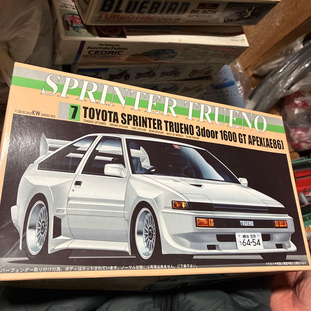 フジミトヨタ スプリンター トレノ AE86 1/24