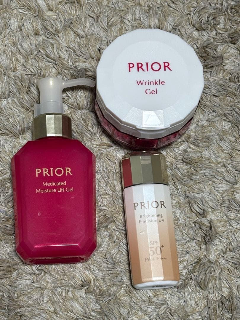 期間限定値下げ☆PRIOR 3点セット フェイスジェル・ゲル
