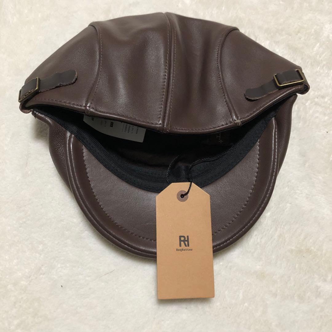 レックハッター CREST レザー 帽子 ハンチング 本革 キャップ