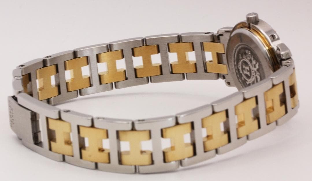 HERMES　CL3.240　エルメス　クリッパー　ケース・保証書付　White