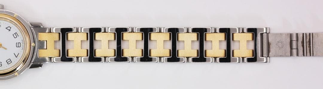 HERMES　CL3.240　エルメス　クリッパー　ケース・保証書付　White