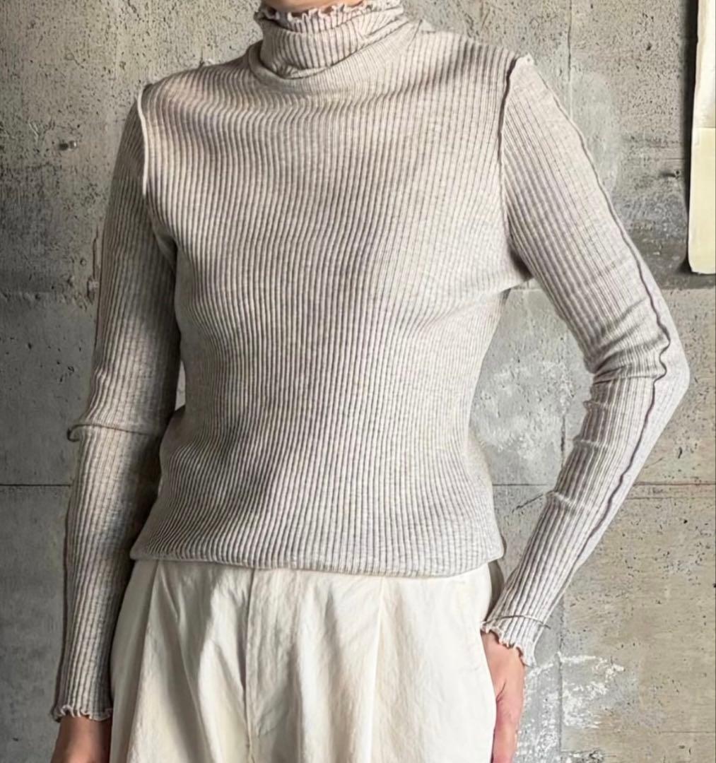 handsofcreation OUVERT タートルネックプルオーバー