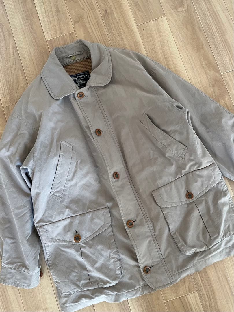 美品✨ 90s Burberry ハンティングジャケット カバーオール アウター