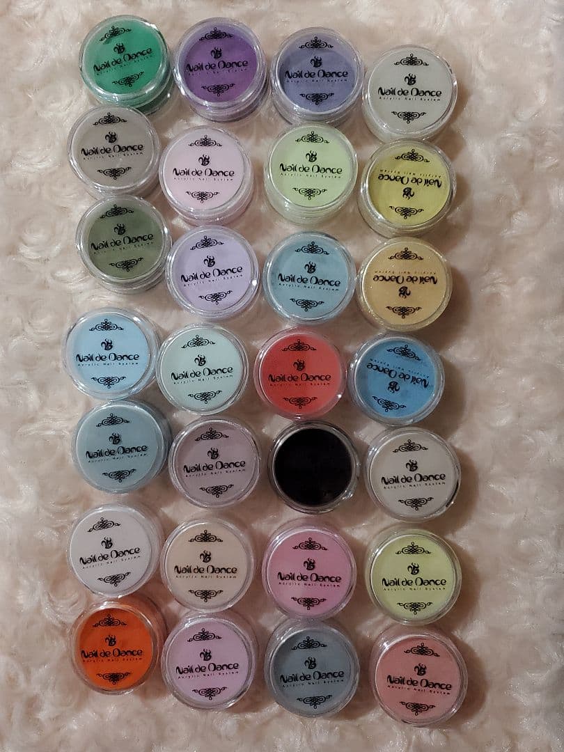 ネイルダンス　カラーパウダー　アクリルパウダー　エンボス　3D