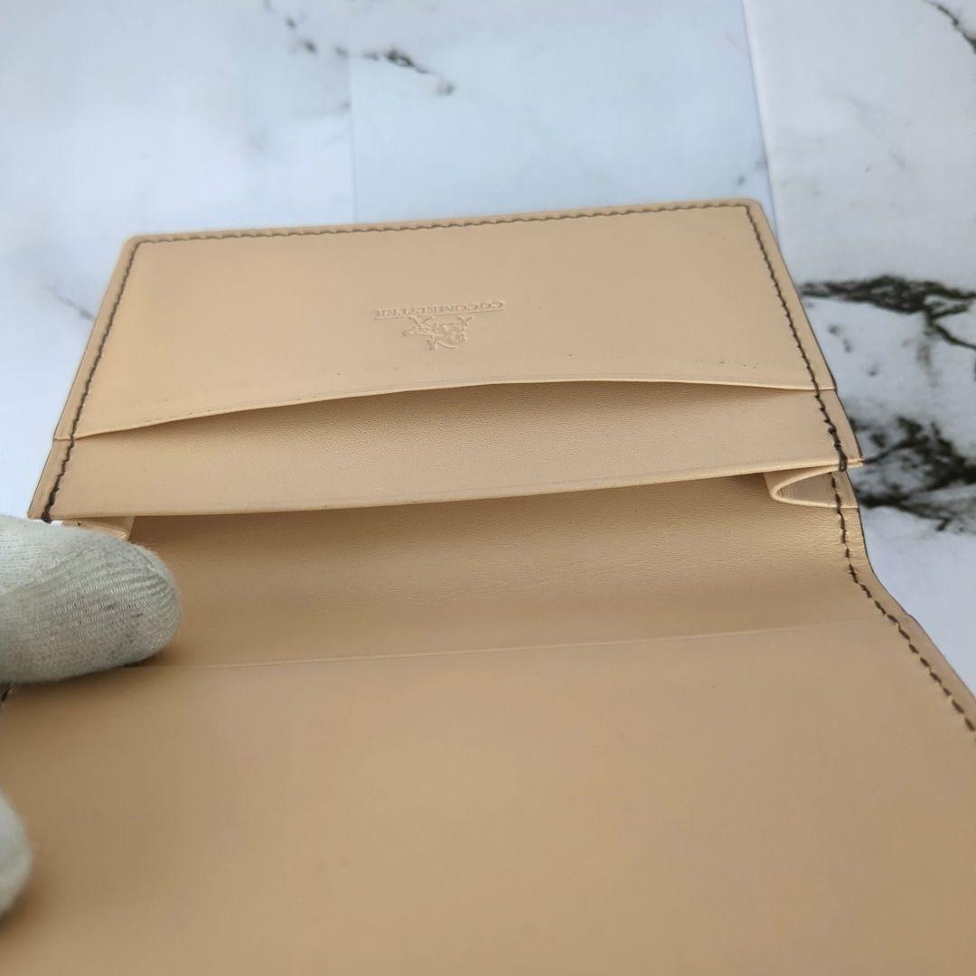 【未使用級】ココマイスター☆コードバン　カードケース　名刺入れ　レッド