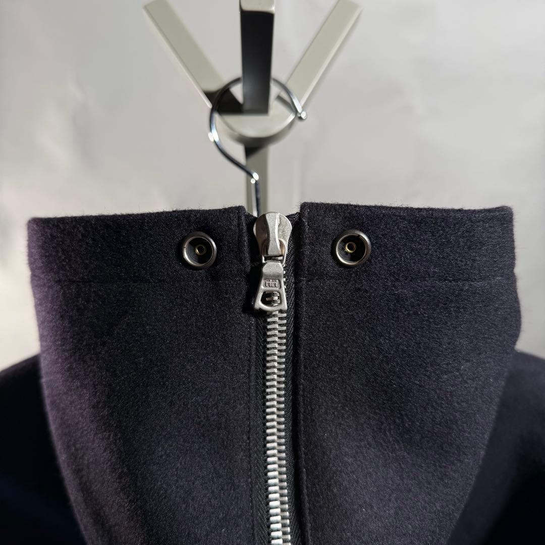 COMOLI メルトンフーデッドコート size2