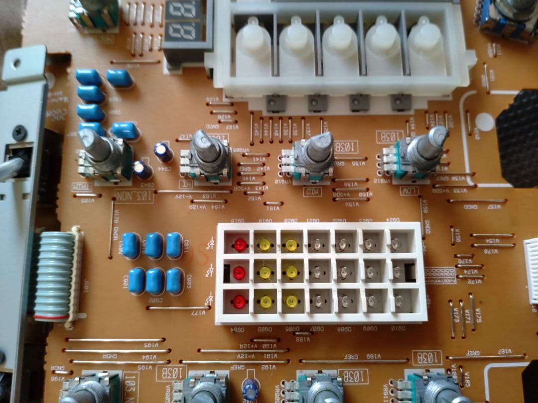 Pioneer　DJM-400　動作確認済　クロスCHフェーダー 交換　ブルメタ