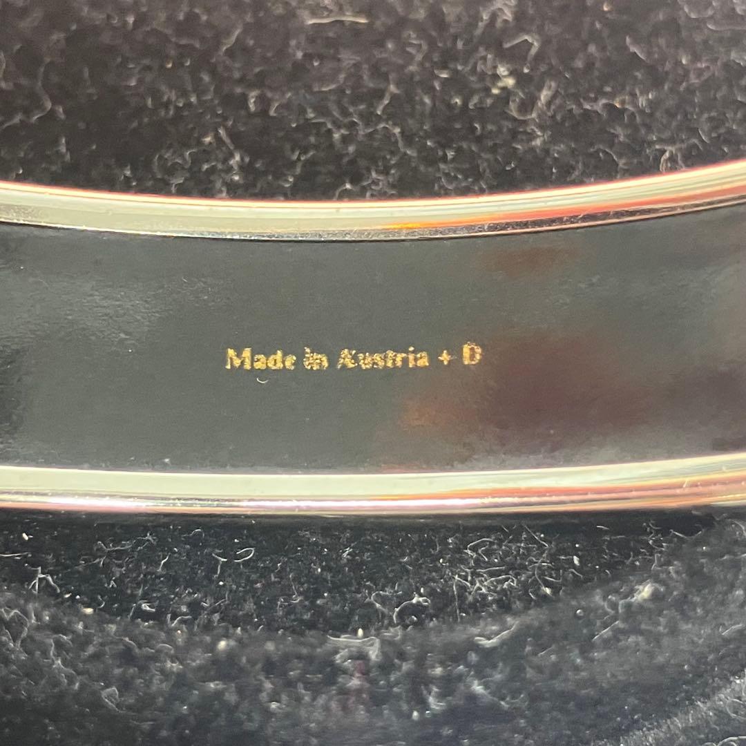 【HERMES/エルメス】バングル　エマイユPM カレーシュ　箱付　Ø 70