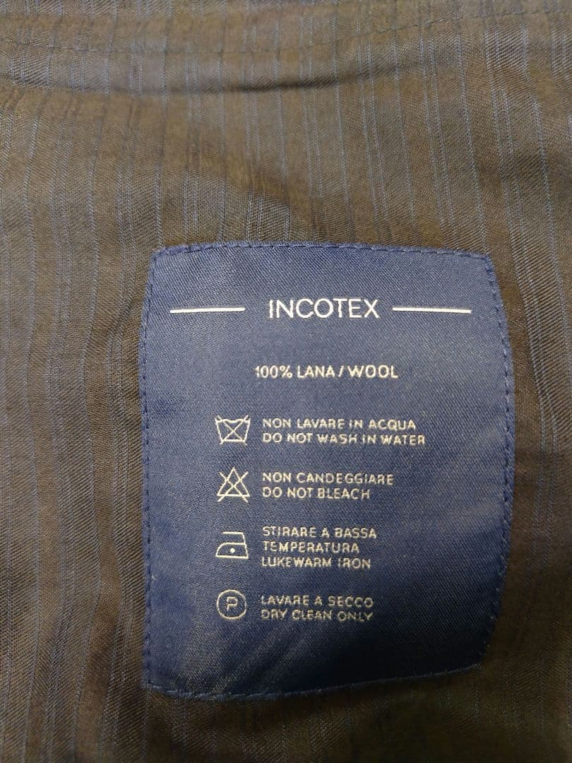 週末限定値下！美品 インコテックス INCOTEX ウールスラックス　サイズ46