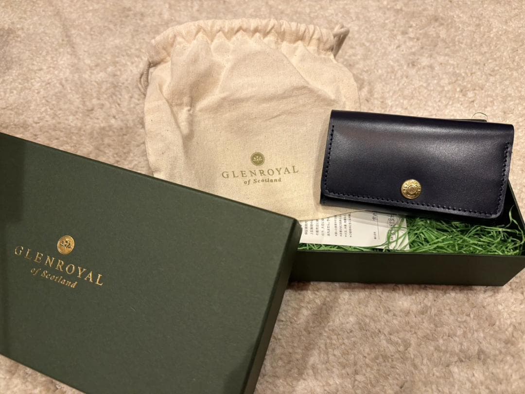 GLEN DARK BLUE 名刺入れ