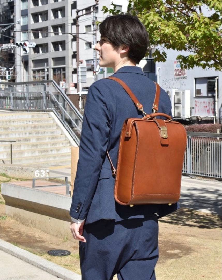 HERZ ダレスリュック(BJ-10) 革色チョコ Mサイズ