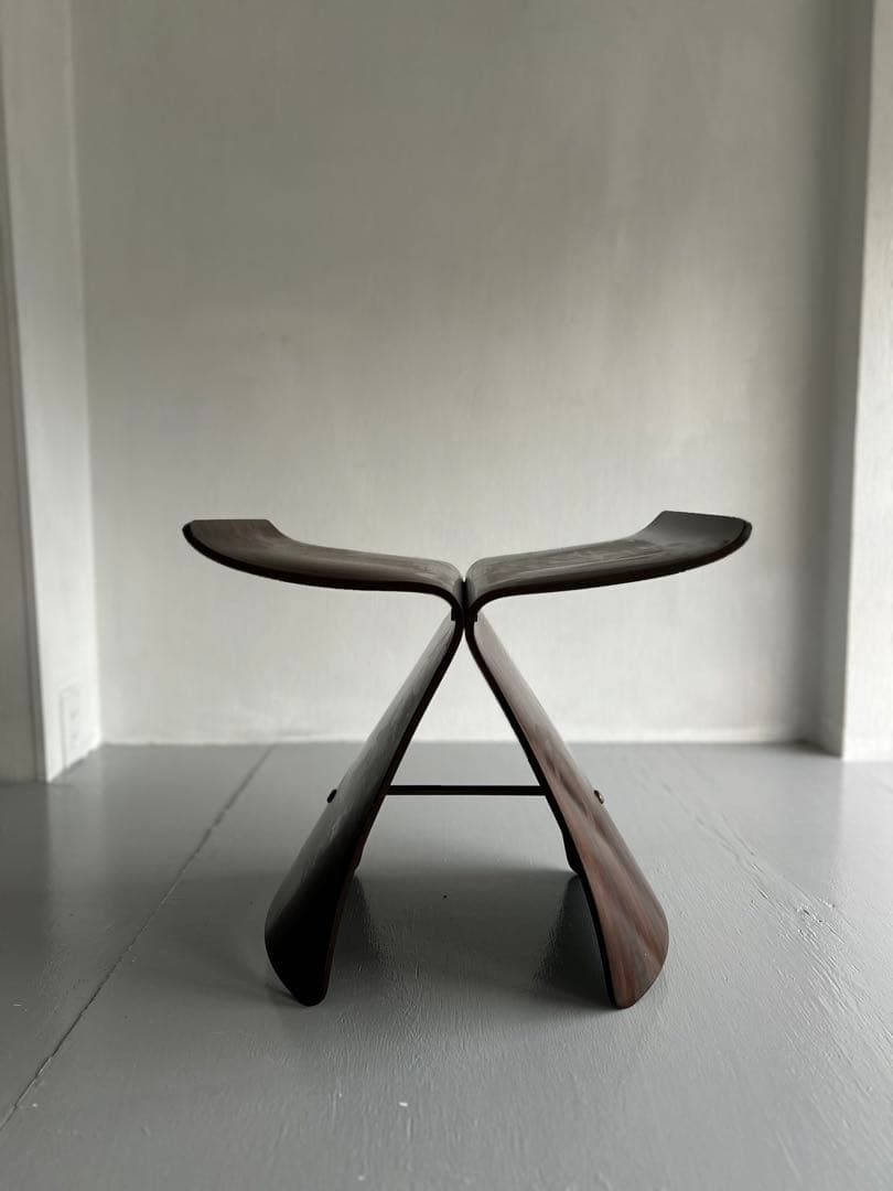 柳宗理　バタフライスツール　ローズウッド　民藝　ビンテージ　天童木工