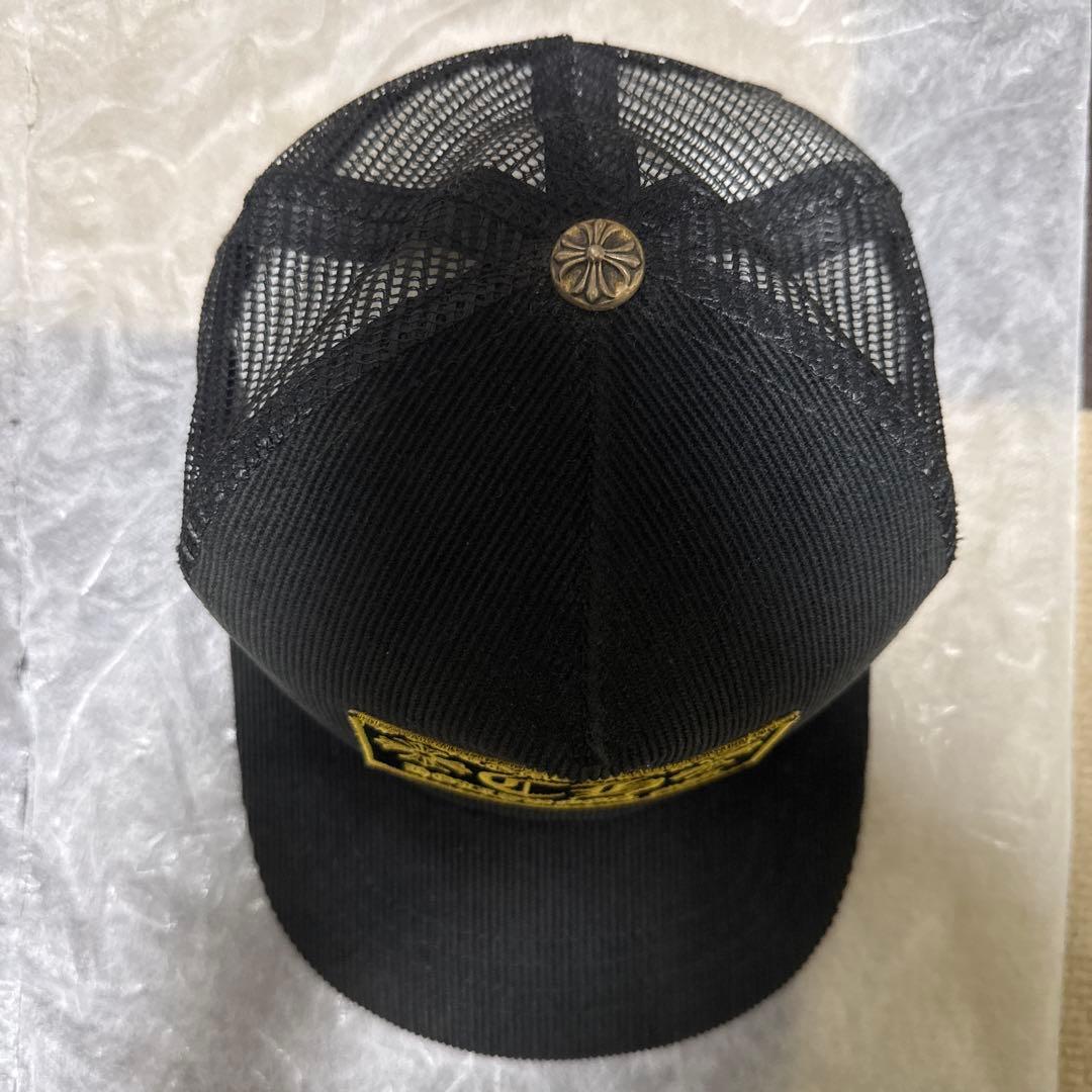 CHROME HEARTS CHコーデュロイイエローメッシュキャップ