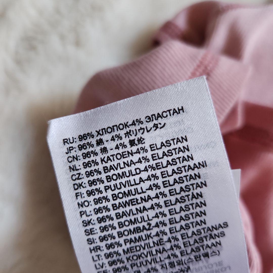 美品　DIESEL ハートロゴ ピンク Tシャツ